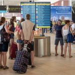 British tourists fly into the Algarve by the plane load